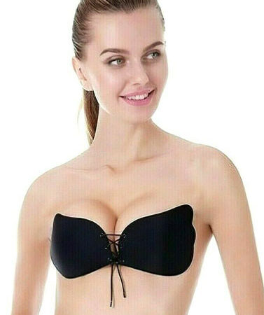 2 Pack Non-Wired Padded Stick-On Push-Up Bra