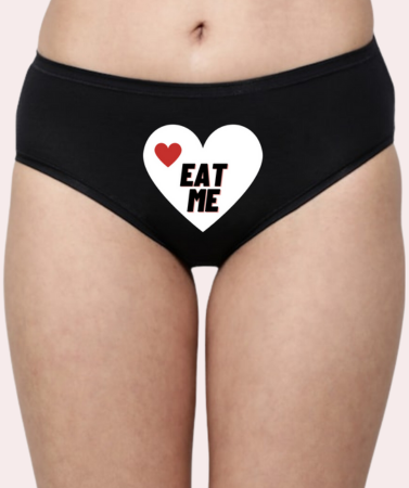 Eat Me Printed Hipster Panty Gift Pack