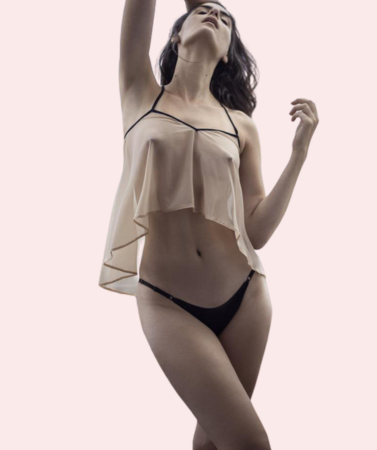 "French Daina" Seductive See Through Cami top