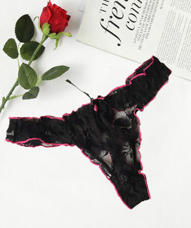 Ladies Flirty Frilly Layered Net Thong(sold out)