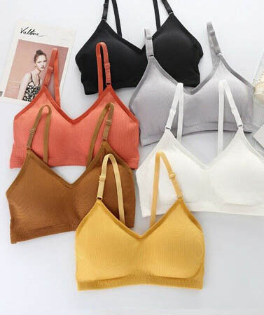 Medium impact padded sports bra pack of 2