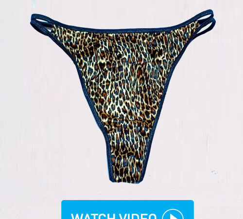 Morgan Taylor Animal Print G-string Thong(Sold Out)