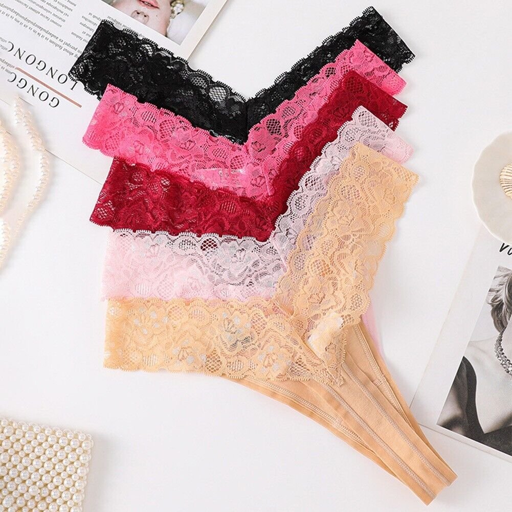 Beautiful Seamless Lace Panties Pack