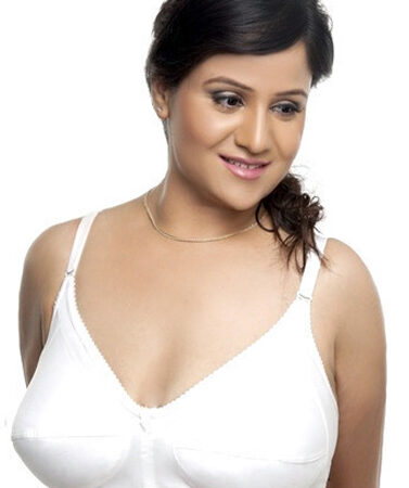 "White" Pure Cotton Bra for hot and humid Indian weather