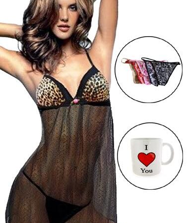 Sexy D&G Sleepwear Costume Gift Pack For Your Valentine Lady