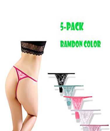Sexy G-String Thong Panty Underwear Pack Of 5