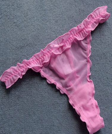 Sexy T Back Ultra Thin Pink G-String