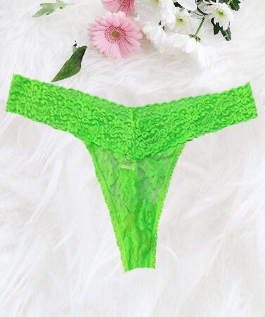 Snazzy Soft & Flexible Neon Green Lace Thong(SOLD OUT)