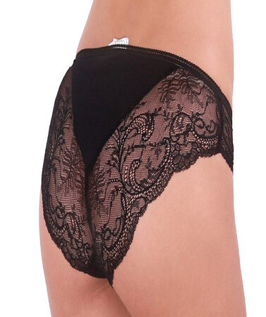 So Smooth Charming Black Lace Panty