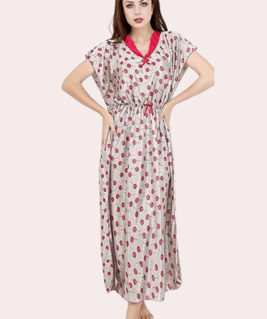 Luxurious Satin Maxi Sleepwear for Women