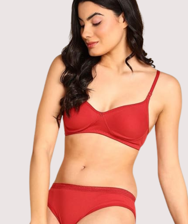 Soft Cotton Lingerie Set For Her