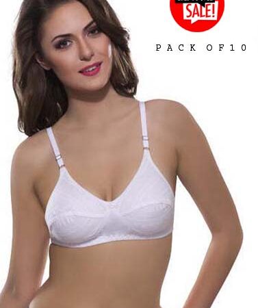 Clearance sale Pack of 10 cotton summer bras