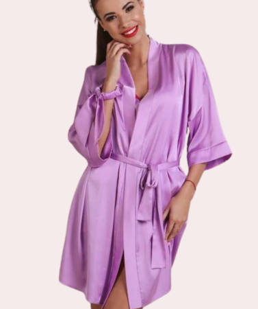 Silken Charm, Wrapped in Women's Seduction Robe