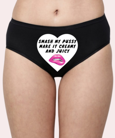 "Personalized Love Note Naughty Panty