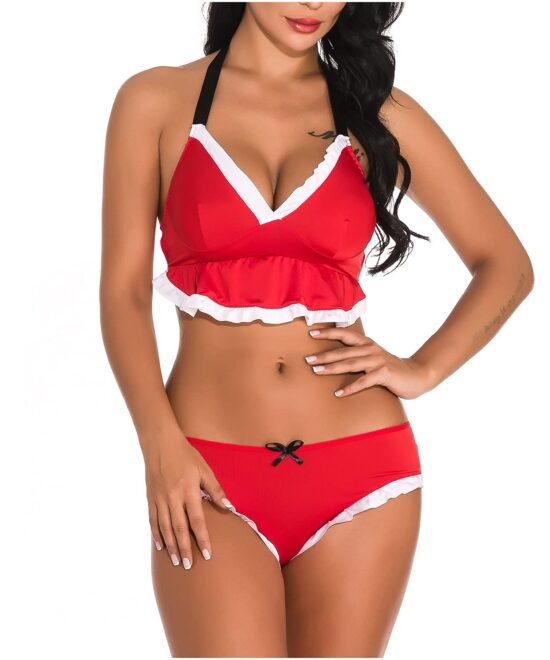 Erotic Christmas Girl Santa Claus Uniform