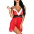 Santa Claus Babydoll Costume Erotic Lingerie