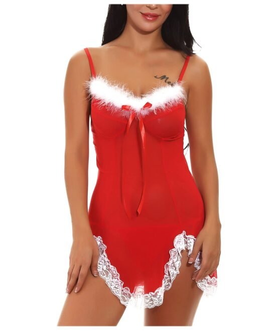 Bodiquë Womens Santa Claus Costume Christmas Dress