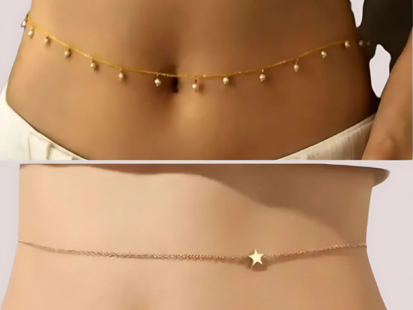 Sensuelle After Dark Waist Chain Set -2 Pack