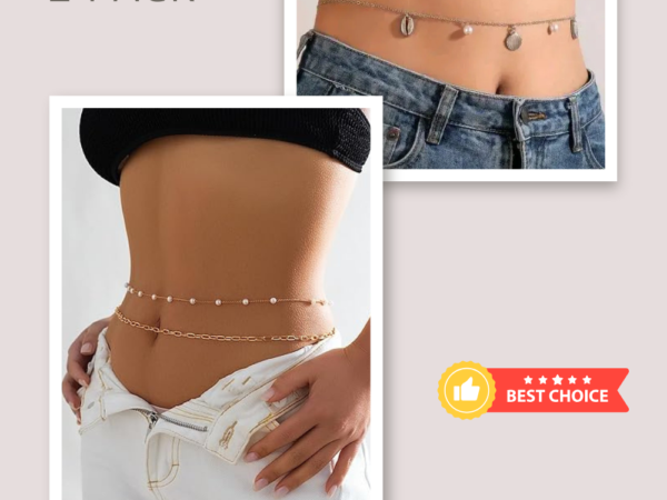 Sensuelle Double Dare Waist Chain Set