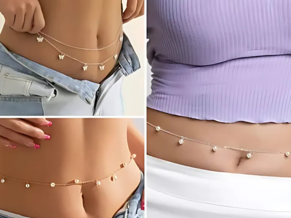Sensuelle Midnight Trilogy Waist Chain Set
