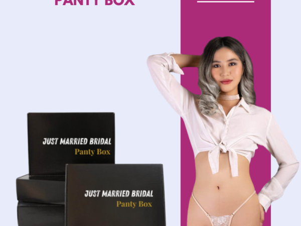 Just Married Bridal Panty Box