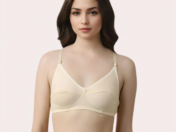 French Daina 2-Pack Beige Cotton Comfort Bra
