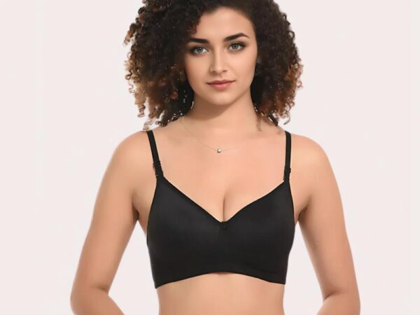 Velvet Touch – Black Lightly Padded Bra
